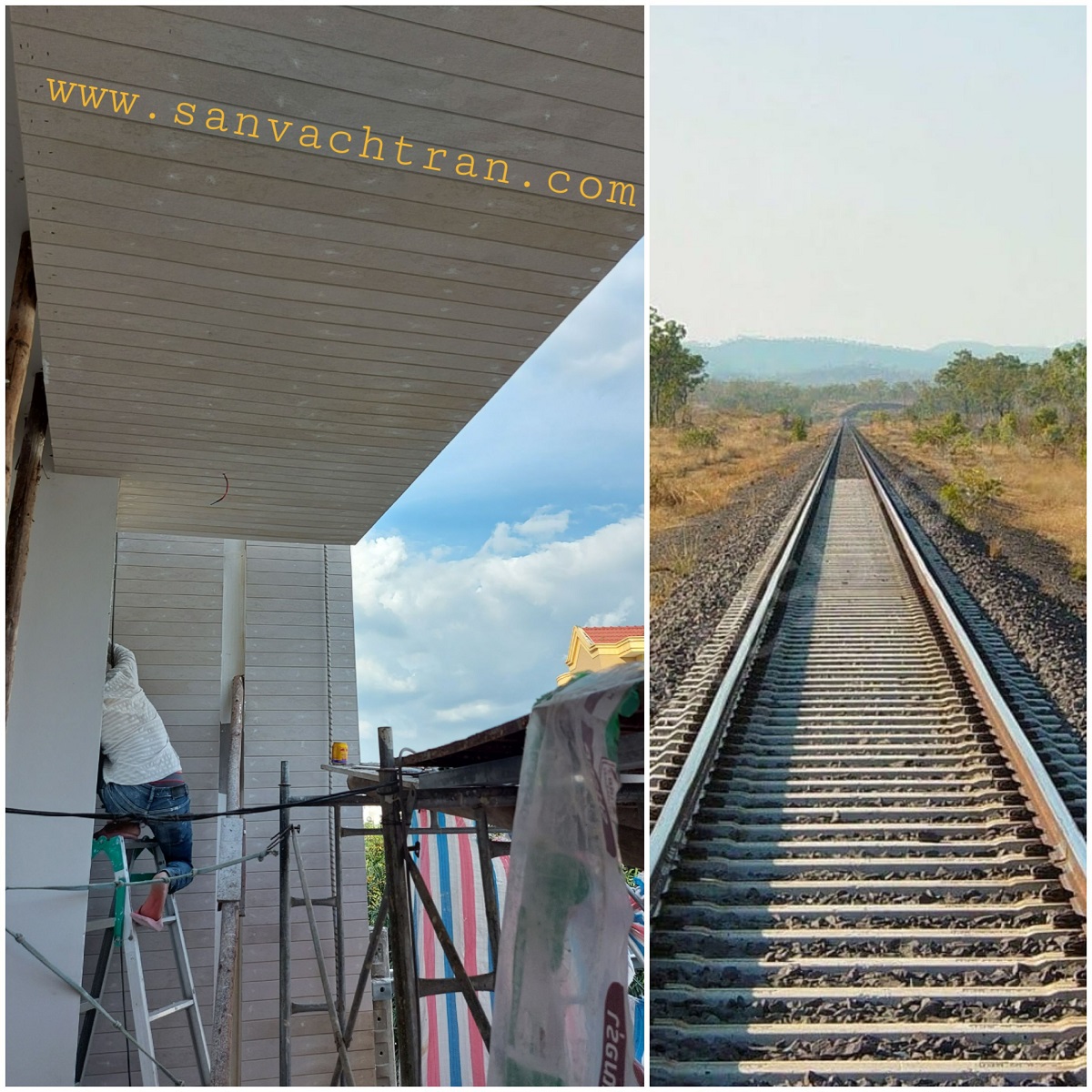 Gỗ ốp tường trang trí ngoài trời bền đẹp ANP