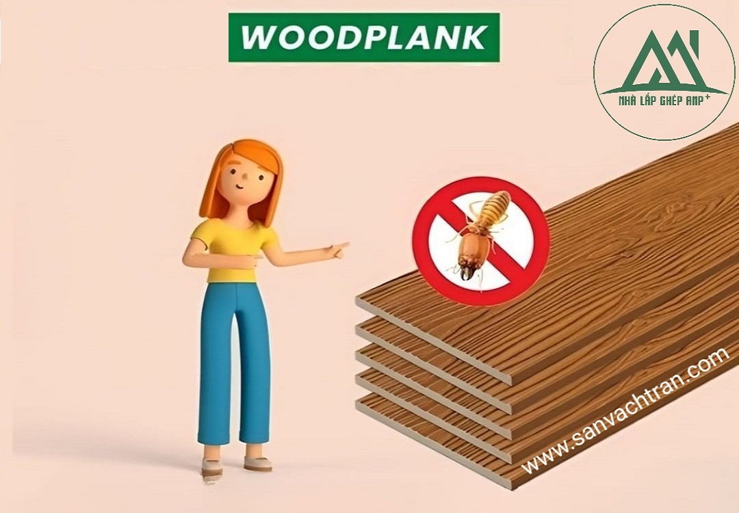 Thi công gỗ ốp tường trang trí ngoài trời ANP