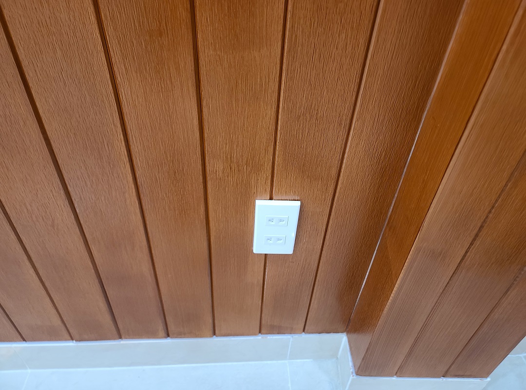 Tấm xi măng giả gỗ ốp tường trần ANP+